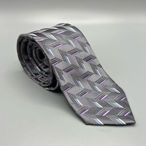 Michael Michael Kors Silk Gray and Purple Men's Tie